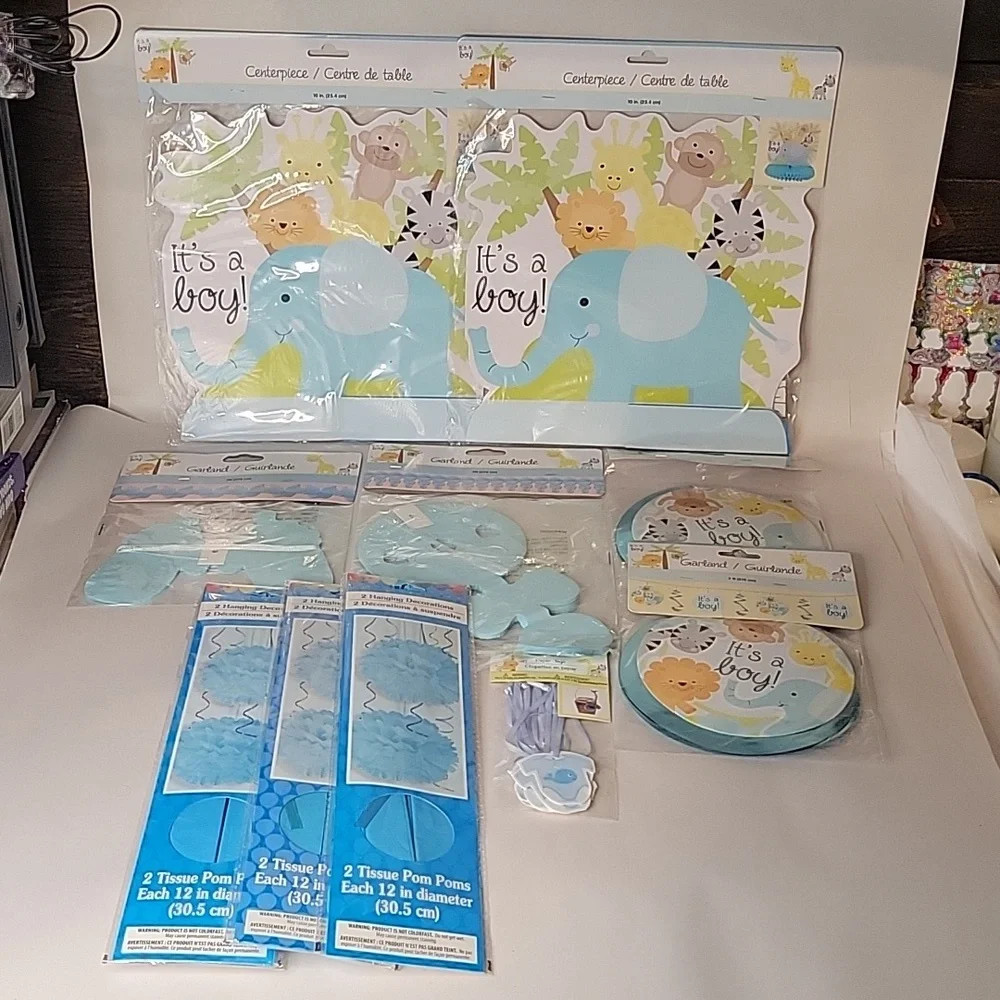 It's A Boy Party Decor Bundle
